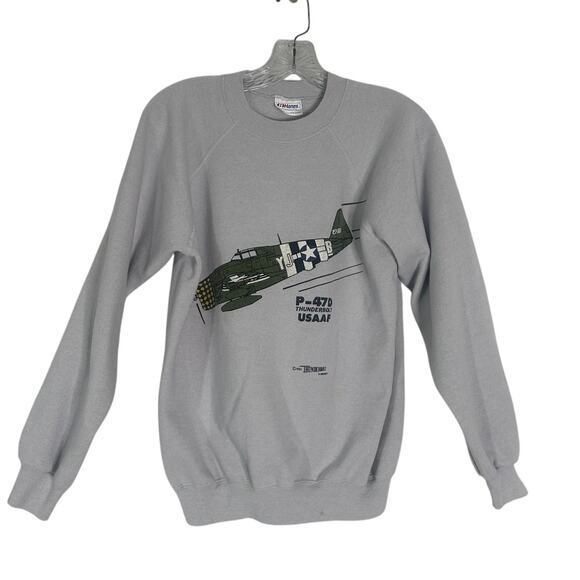 Vintage 1985 Thunderbolt Sweatshirt S/M - Picture 1 of 6